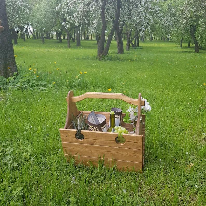 🔥Christmas gift🔥Folding Picnic Basket Table