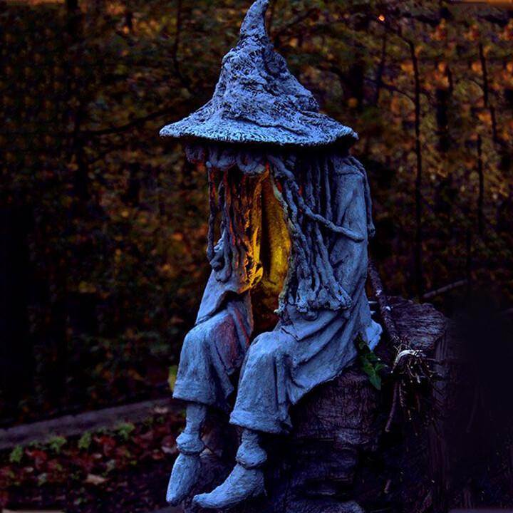 Witch Ghoul Solar Energy Lamp-50% Off Sale