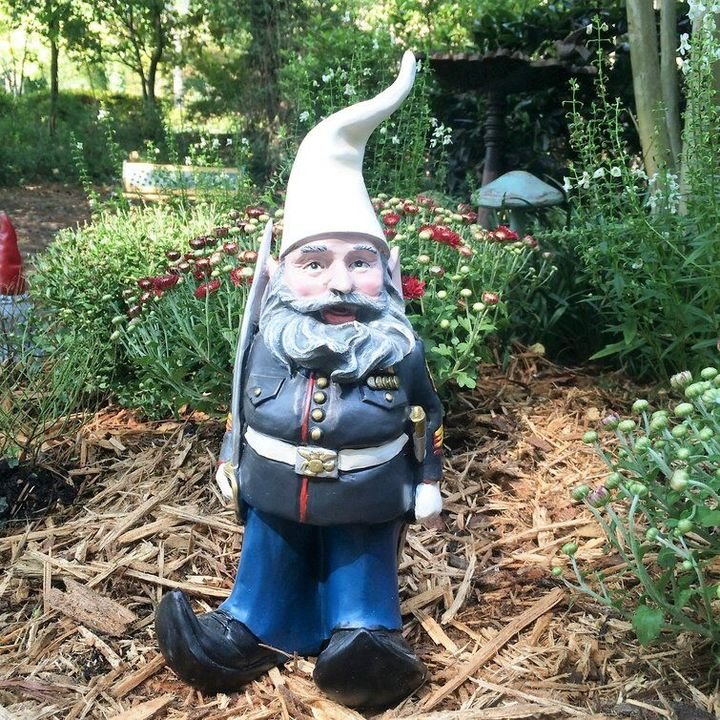 Military Solider Garden Statue