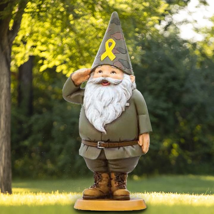 Military Solider Garden Statue