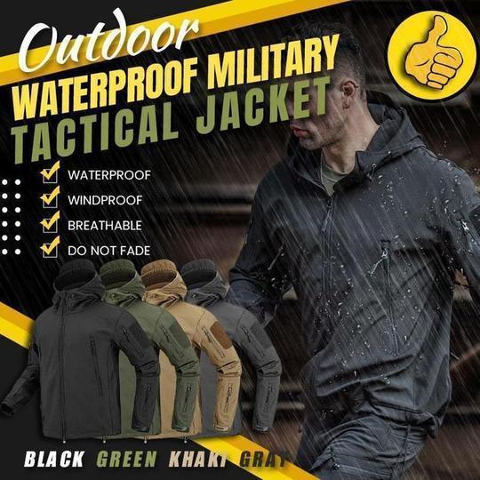 【Pre-sale new autumn and winter models】Outdoor Waterproof Military Tactical Jacket